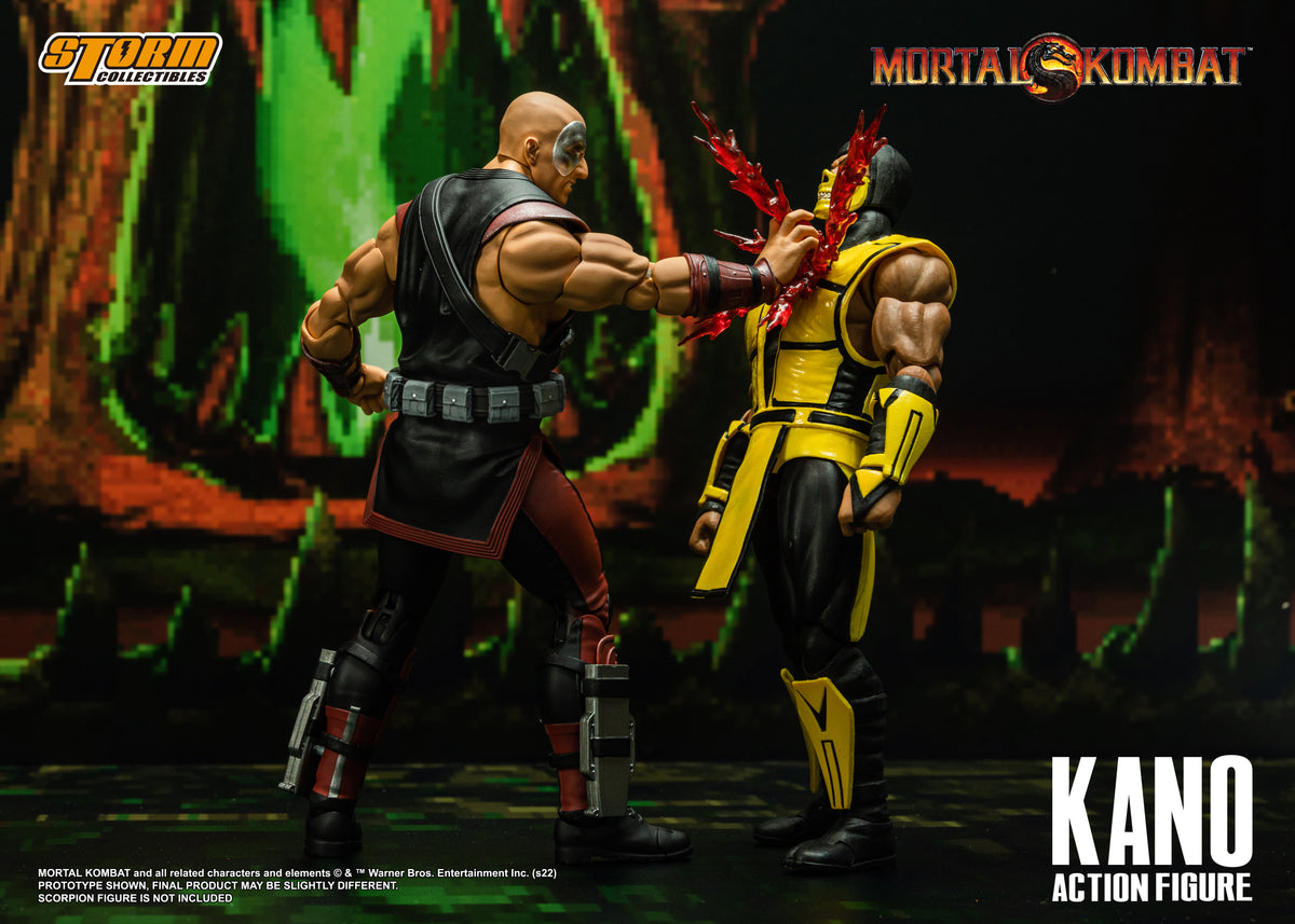 Kano Mortal Kombat Storm Collectible Action Figure