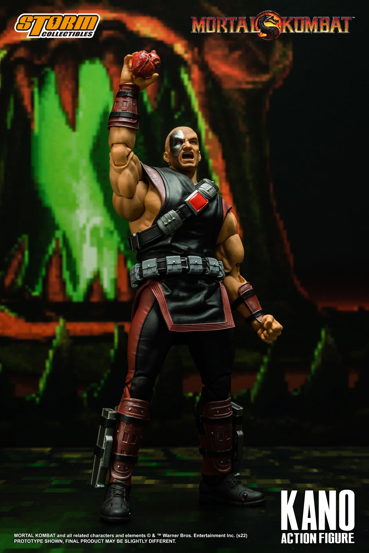 Kano Mortal Kombat Storm Collectible Action Figure