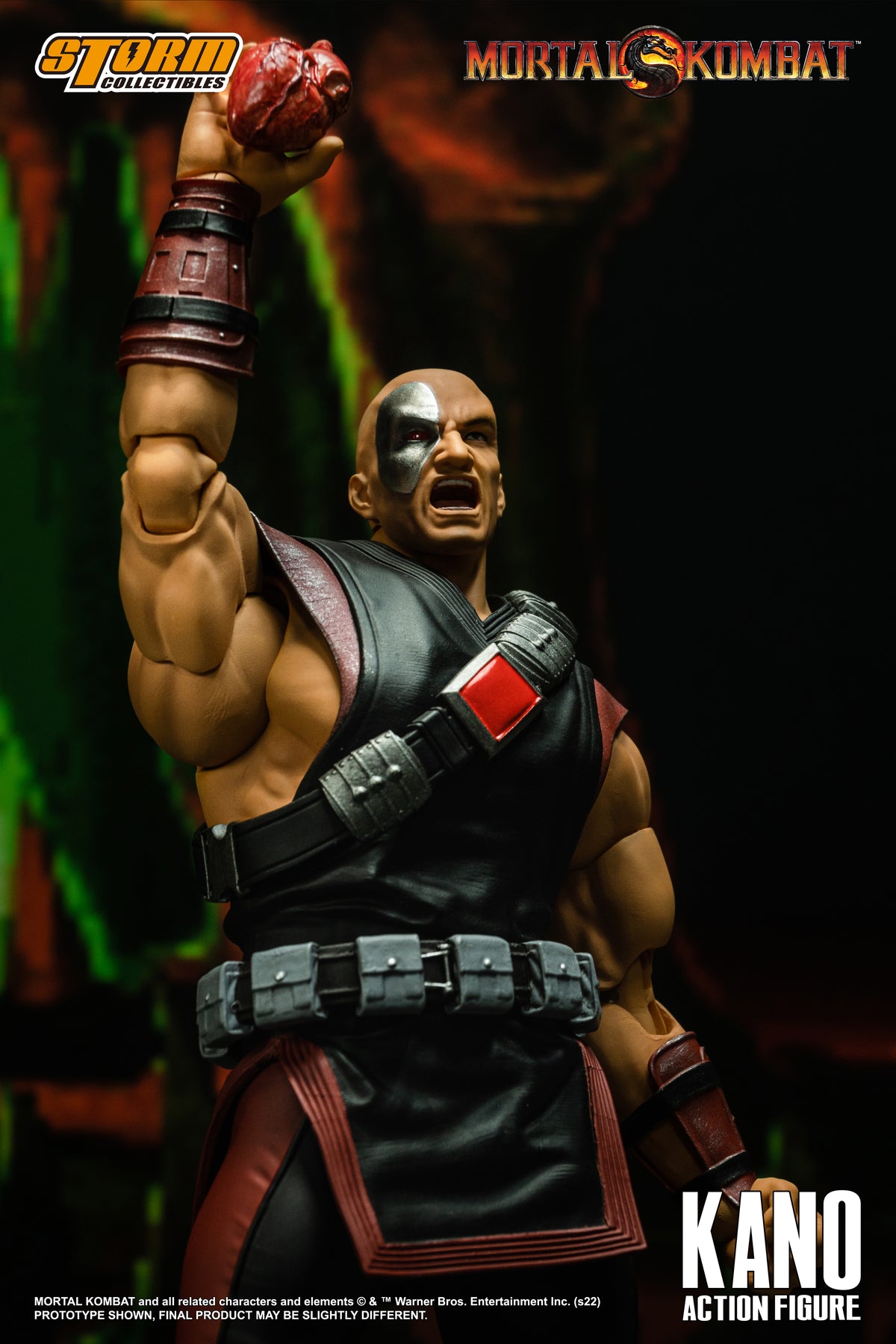 Kano Mortal Kombat Storm Collectible Action Figure