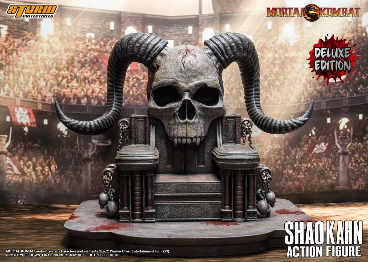 Shao Khan Storm Collectibles Mortal Kombat Action Figure - Deluxe Version