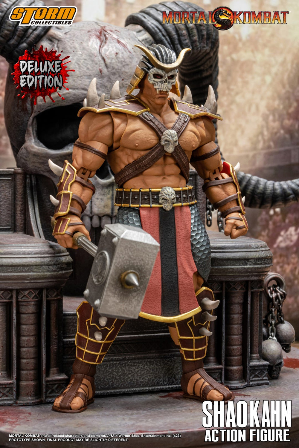 モータルコンバット ストームコレクティブルズ シャオカーン SHAO KAHN Shao Khan Storm Collectibles Mortal Kombat Action Figure - Deluxe