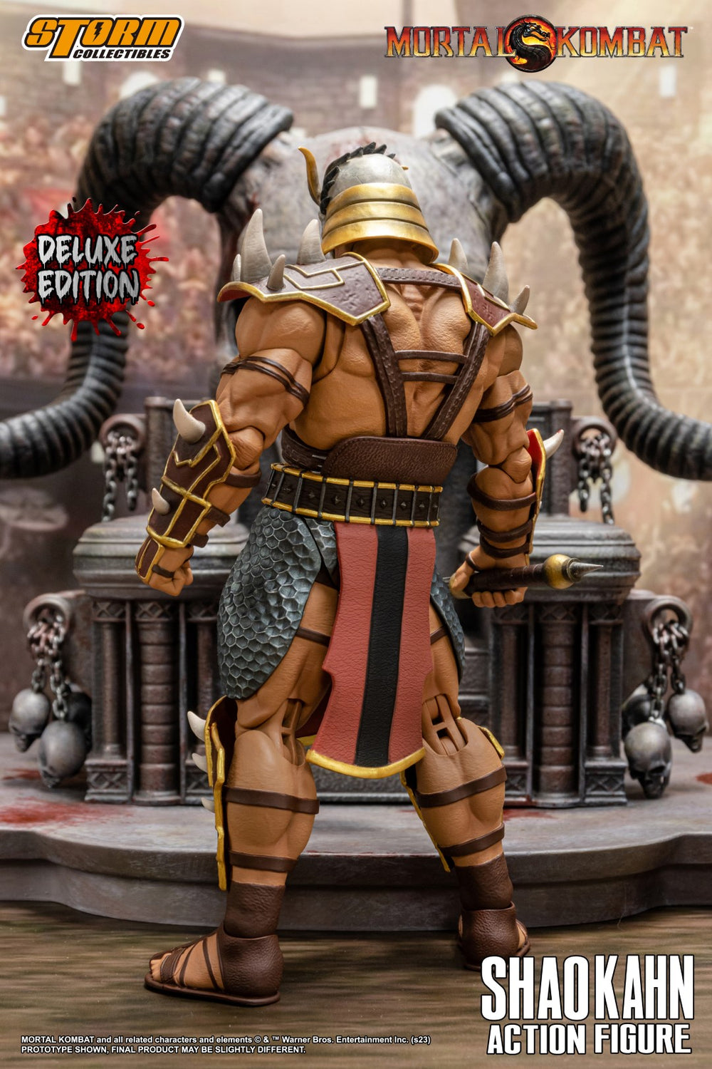 Shao Khan Storm Collectibles Mortal Kombat Action Figure - Deluxe