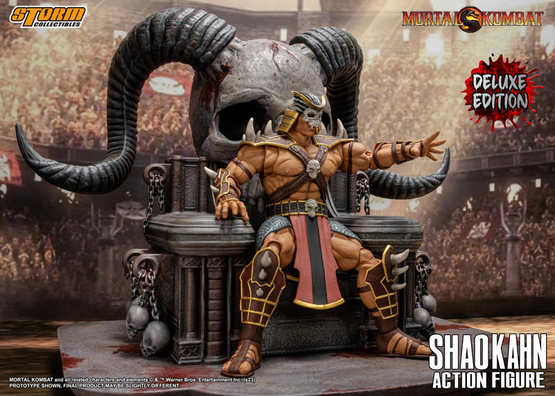 Storm Collectibles Mortal Kombat Shao Kahn Action Figure - The Toyark - News