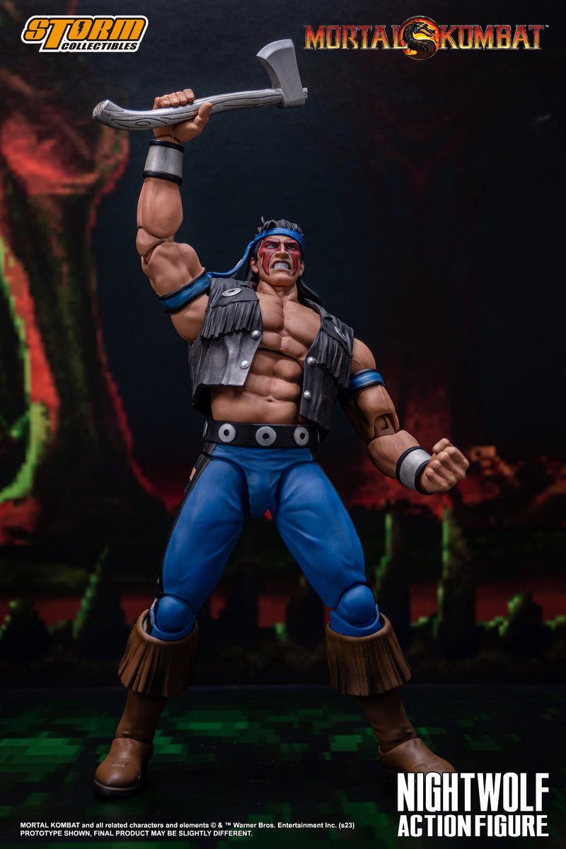 Nightwolf Storm Collectibles Mortal Kombat Action Figure