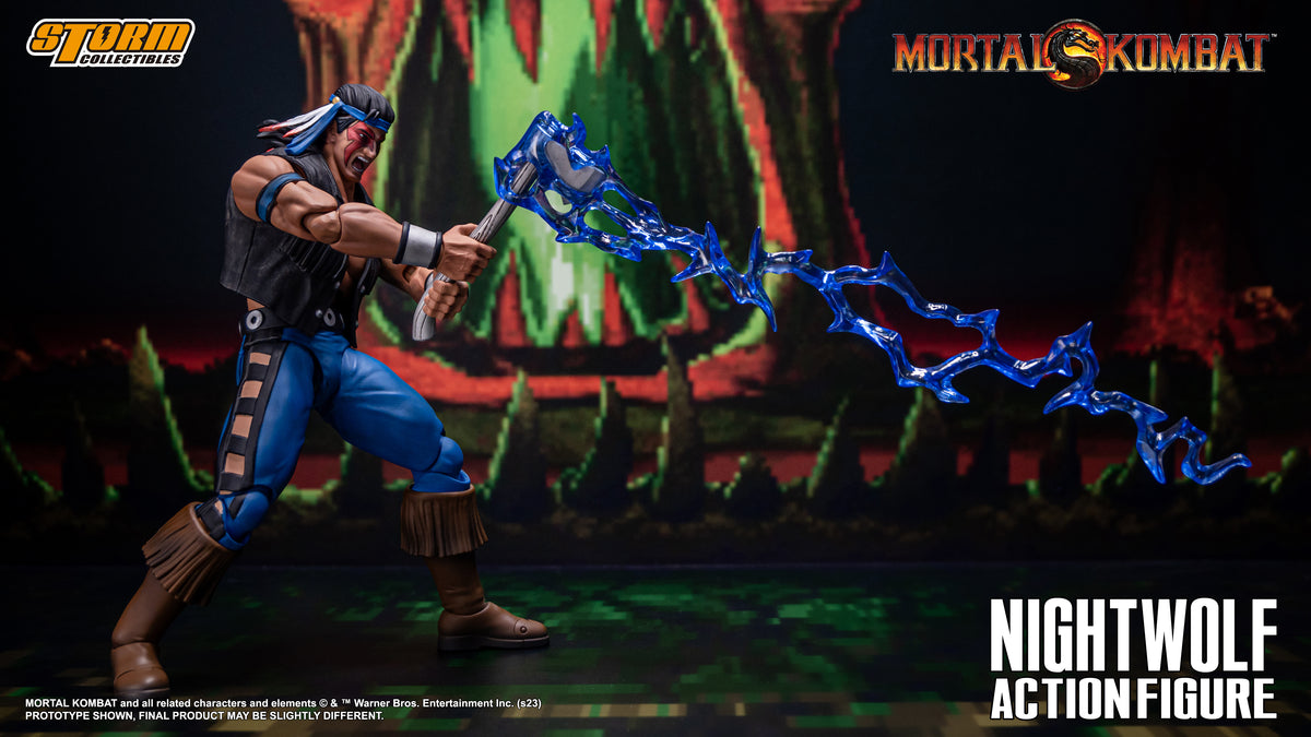 Nightwolf Storm Collectibles Mortal Kombat Action Figure