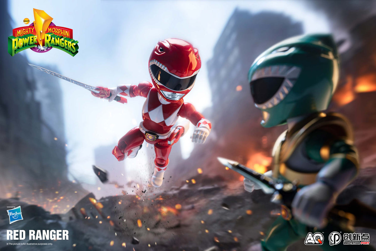 Action Q Power Rangers Action Q Mighty Morphin Red Ranger