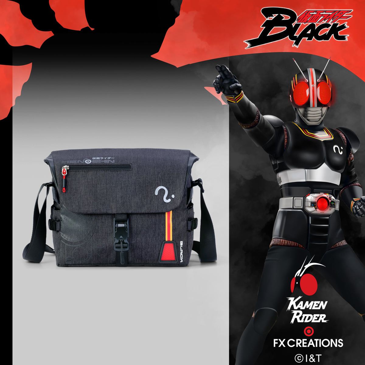 Kamen Rider Black Messenger Bag
