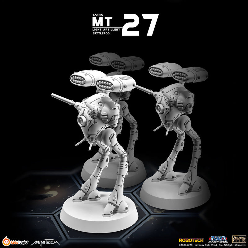Minitech MT27 Light Artillery Battlepod (Set of 3)