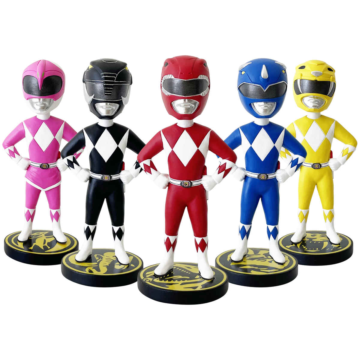 Power Rangers Bobbleheads Set