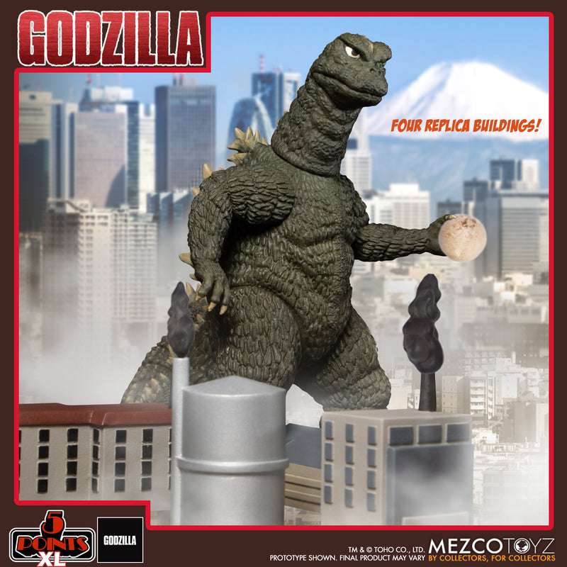 Mezco 5 Points XL Godzilla vs Hedorah Box Set