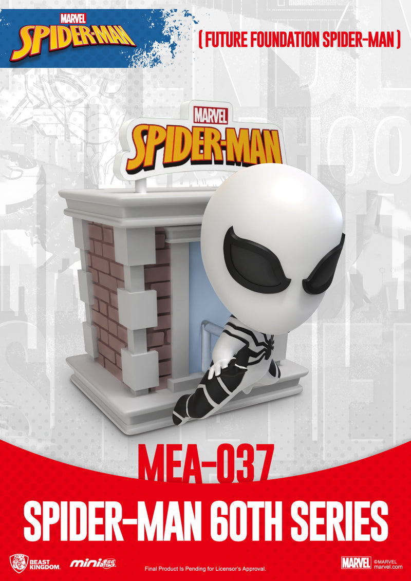 Spider-Man 60th Anniversary MEA-037 Mini Egg Attack Figure Display