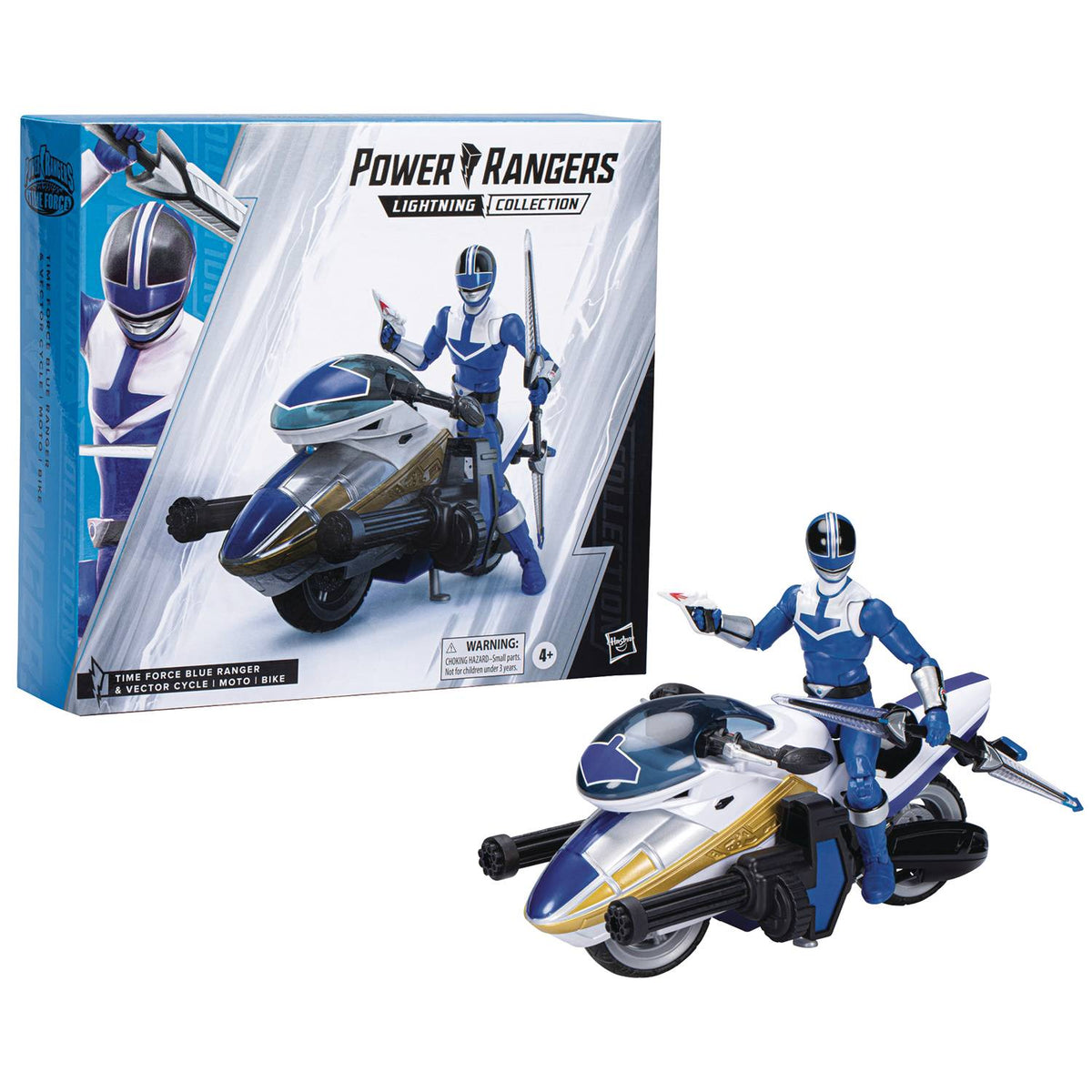 Lightning Collection Blue Lightning Collection DLX Time Force Blue Ranger & Cycle