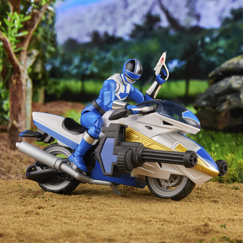 Lightning Collection DLX Time Force Blue Ranger & Cycle