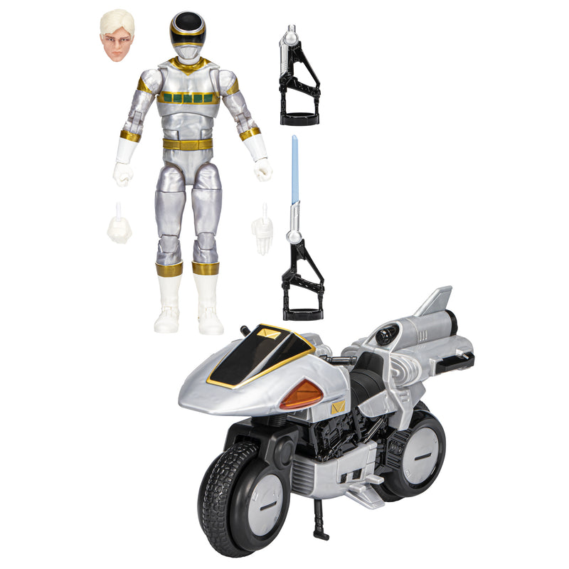 Lightning Collection DLX Power Rangers In Space Silver Ranger