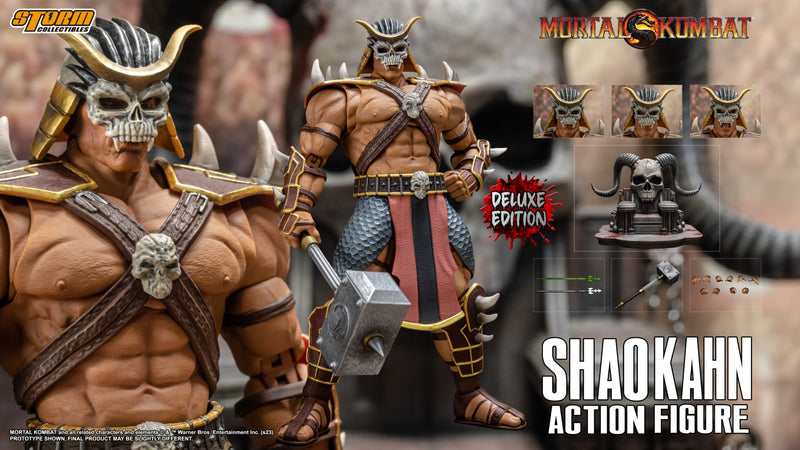 Shao Khan Storm Collectibles Mortal Kombat Action Figure - Deluxe Version
