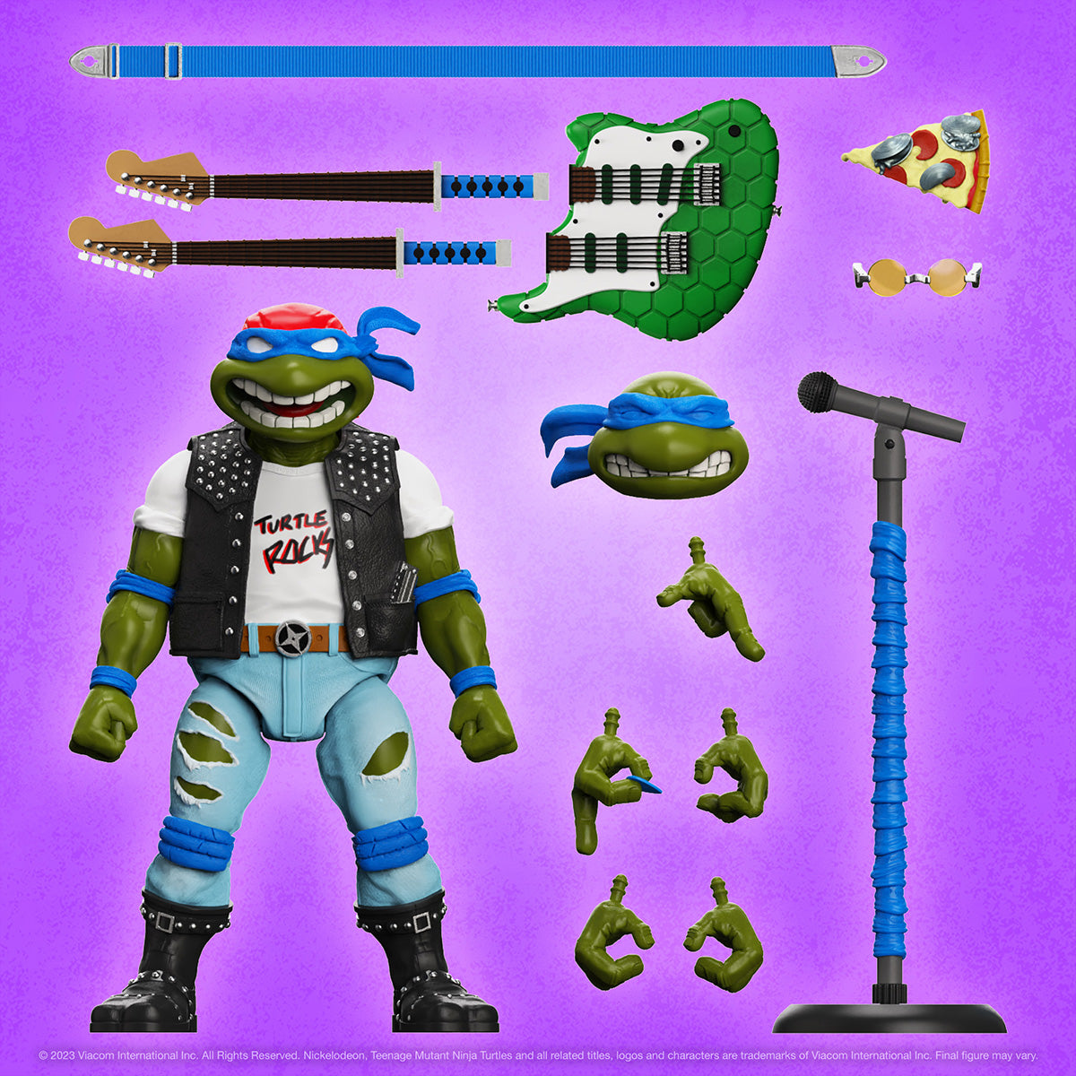 SUPER7 TMNT Ultimates Wave 10 - Classic Rocker Leo