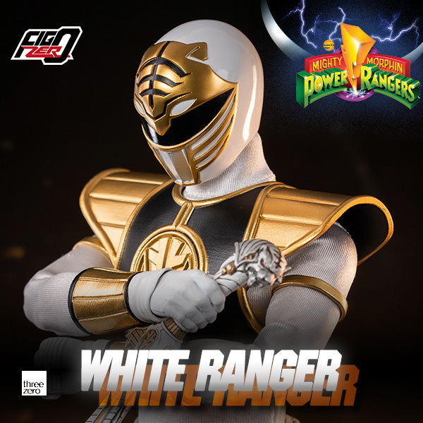 ThreeZero White Ranger 1/6 Scale Action Figure