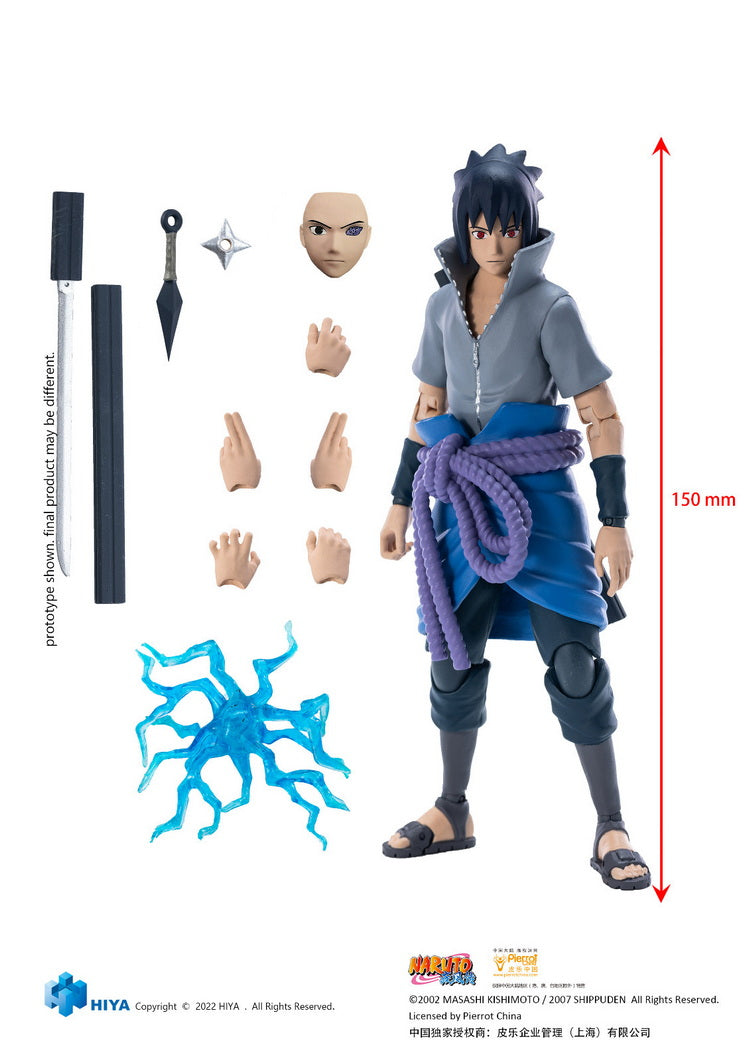 HIYA Toys Exquisite Basic Naruto 1/12 Sasuke Uchiha