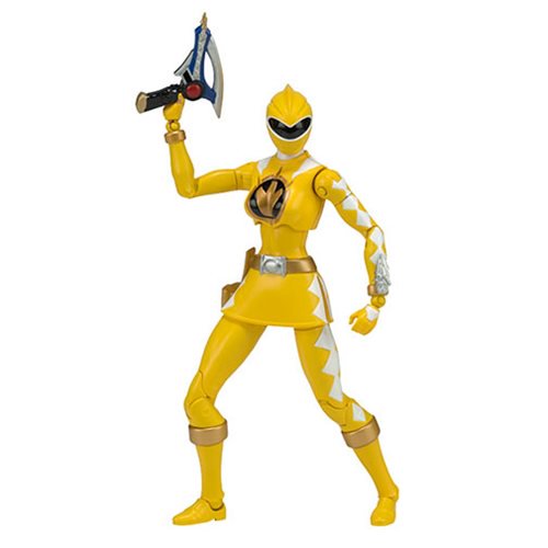 Power Rangers Dino Thunder Yellow Legacy 6.5" Figure