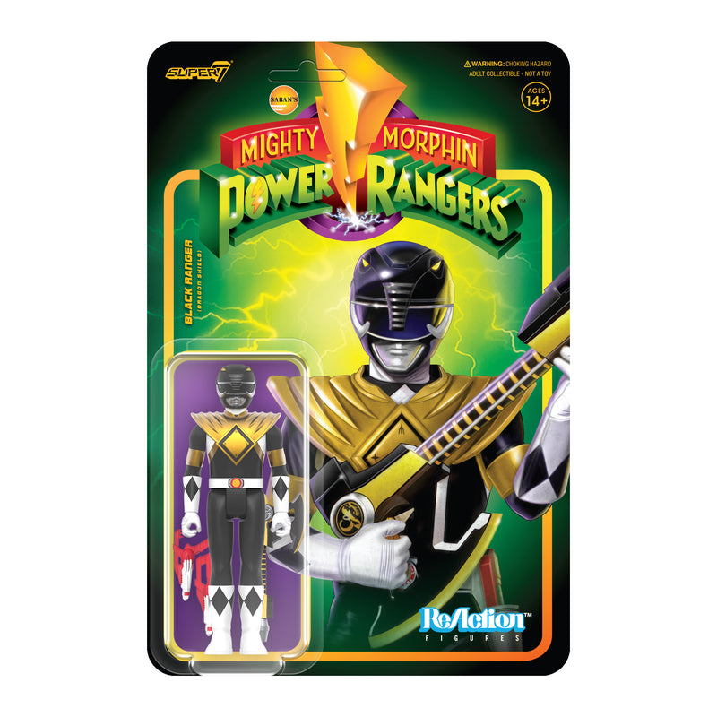 Power Rangers ReAction Figure Wave 4 - Black Ranger (Dragon Shield)